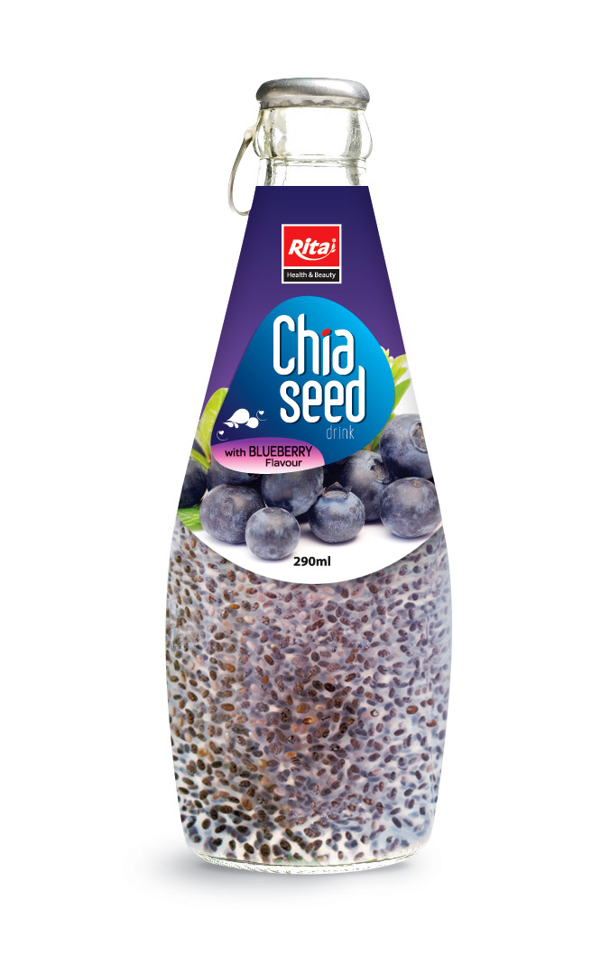 290ml Chia Seed drinks with BlueBerry Flavour